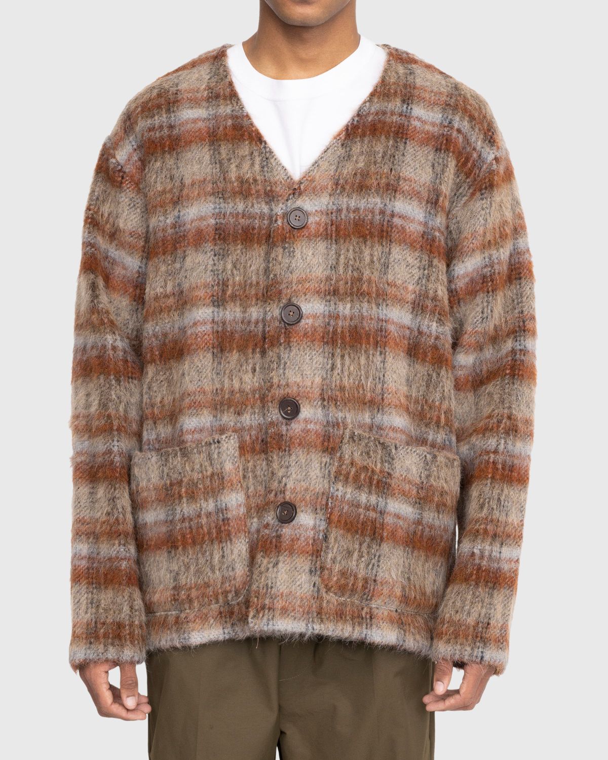 Our Legacy – Ament Check Mohair Cardigan Multi